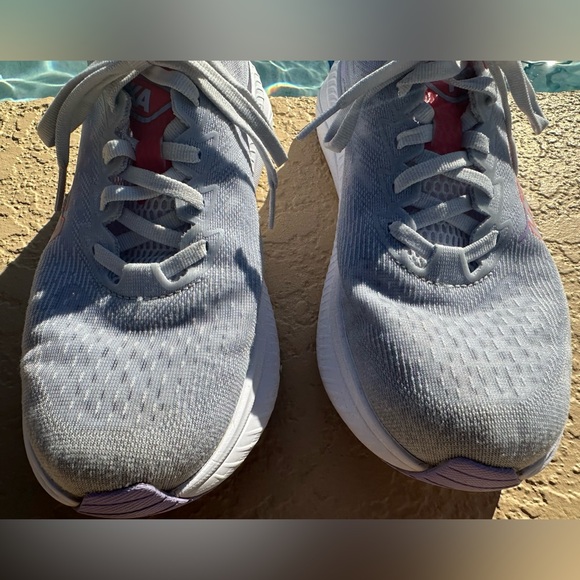 Hoka One One Mach 6 Gray Purple Running Shoes Women’s Size 8.5 B in VGC Clean - Picture 7 of 14